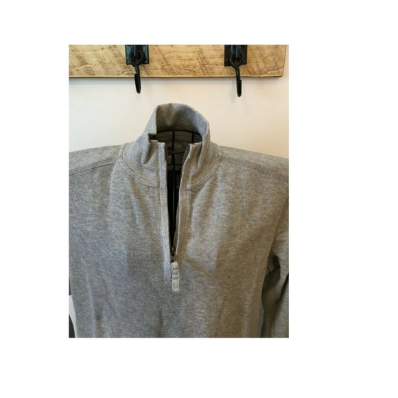 Timberland® Men's Canoe River 1/2-Zip Pullover Gray Grey Heather MEDIUM - Picture 3 of 8